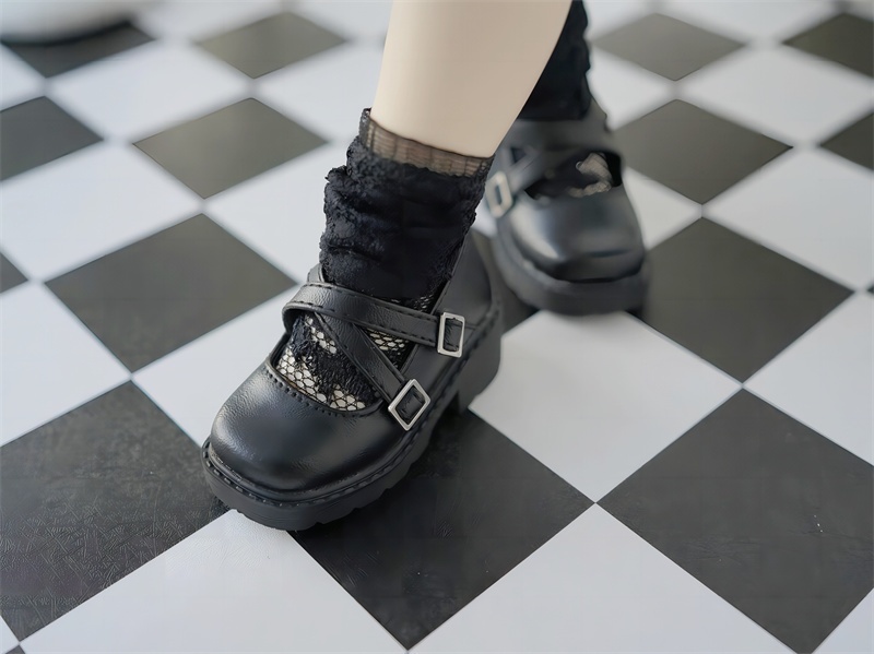 【カカ星球】【1/4 1/6】ドール靴 クロスベルトローファー