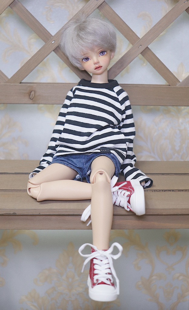 【カカ星球】【1/6,1/4,1/3,SSDF】ドール靴 キャンバスシューズ(ハイカット)