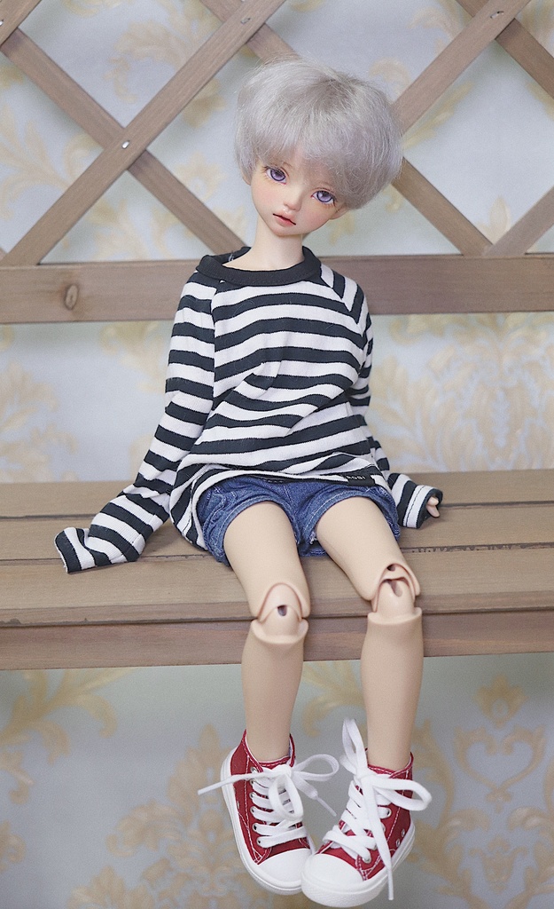 【カカ星球】【1/6,1/4,1/3,SSDF】ドール靴 キャンバスシューズ(ハイカット)