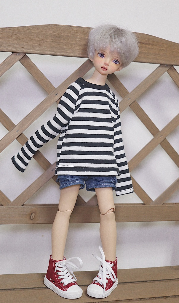 【カカ星球】【1/6,1/4,1/3,SSDF】ドール靴 キャンバスシューズ(ハイカット)