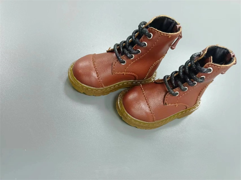 【カカ星球】【1/6,1/4】ドール靴 レザーショートブーツ