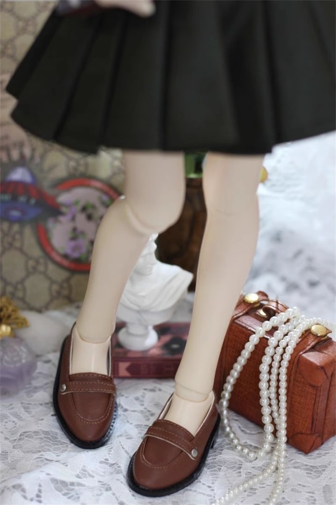 【カカ星球】【1/4】ドール靴　ベーシックローファー