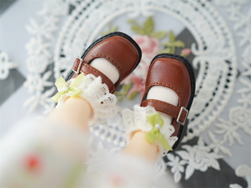 【カカ星球】【1/6,1/4】ドール靴 厚底おでこパンプス