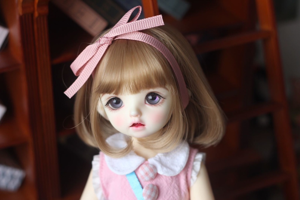 【カカ星球】【6-7, 7-8, 8.5-9inch】ドールウィッグ ワンカール ボブ(取寄せ)