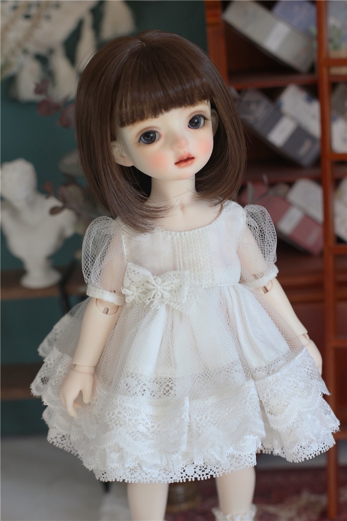 【カカ星球】【6-7, 7-8, 8.5-9inch】ドールウィッグ ワンカール ボブ(取寄せ)