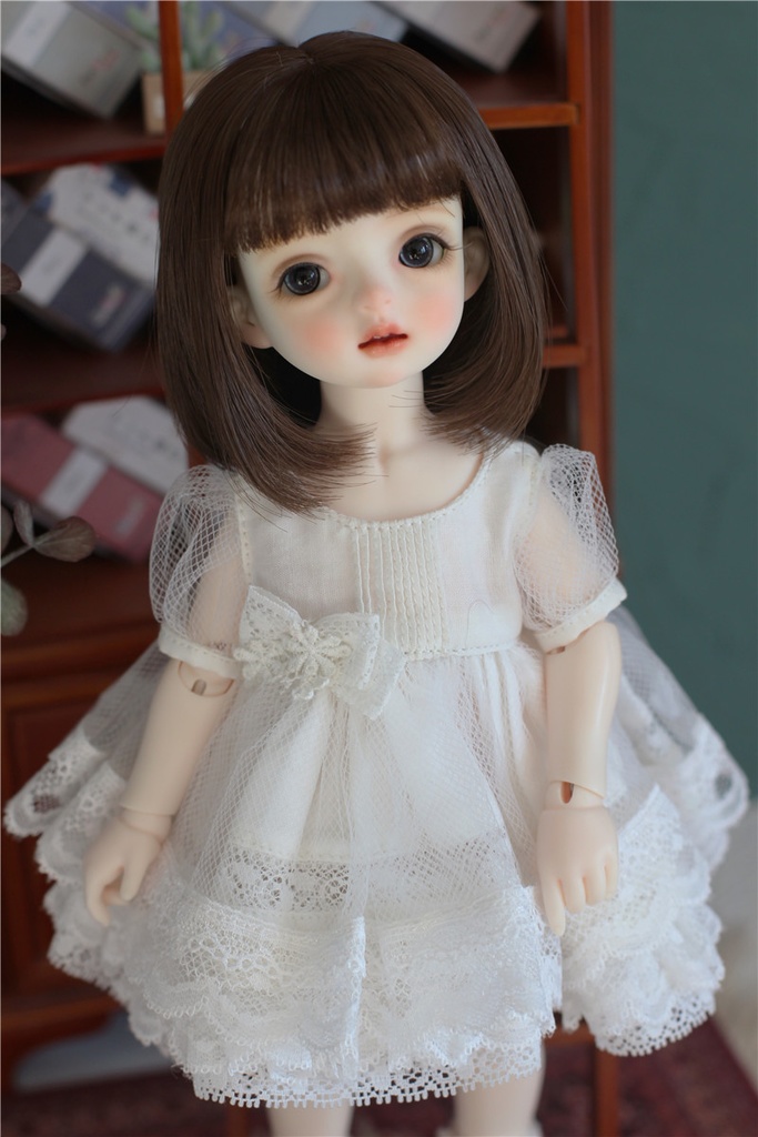 【カカ星球】【6-7, 7-8, 8.5-9inch】ドールウィッグ ワンカール ボブ(取寄せ)