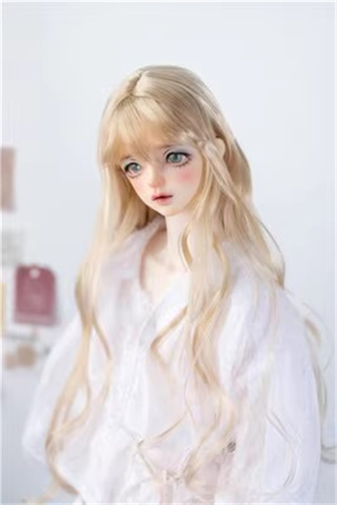 【カカ星球】【8.5-9inch】ドールウィッグ カーリーヘア ロング