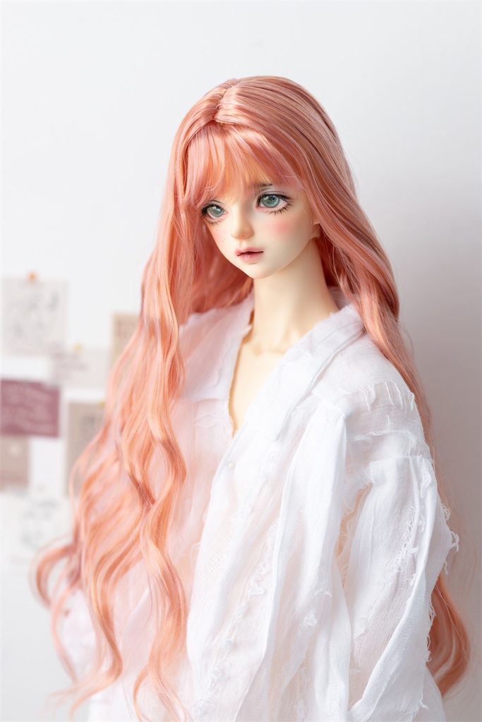 【カカ星球】【7-8inch】ドールウィッグ カーリーヘア ロング