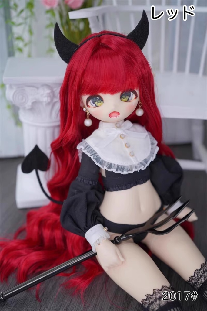 【カカ星球】【7-8inch】ドールウィッグ カーリーヘア ロング