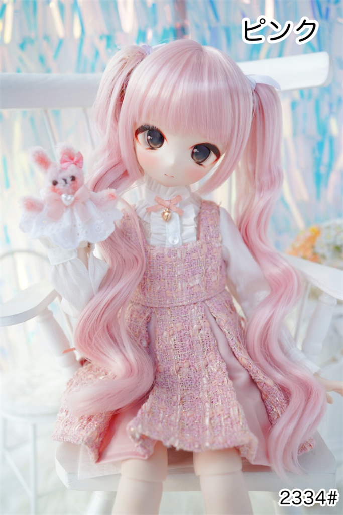 カカ星球】【7-8, 8-8.5 8.5-9inch】ドールウィッグ カール