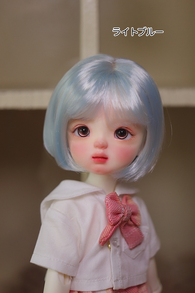 【カカ星球】【6-7inch】ドールウィッグ ショートヘア ボブ(取寄せ)