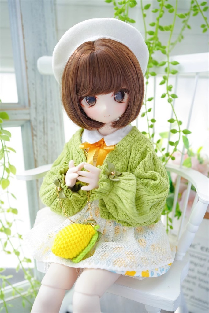 【カカ星球】【7-8inch】ショートヘア ボブ ミルク糸 9カラー