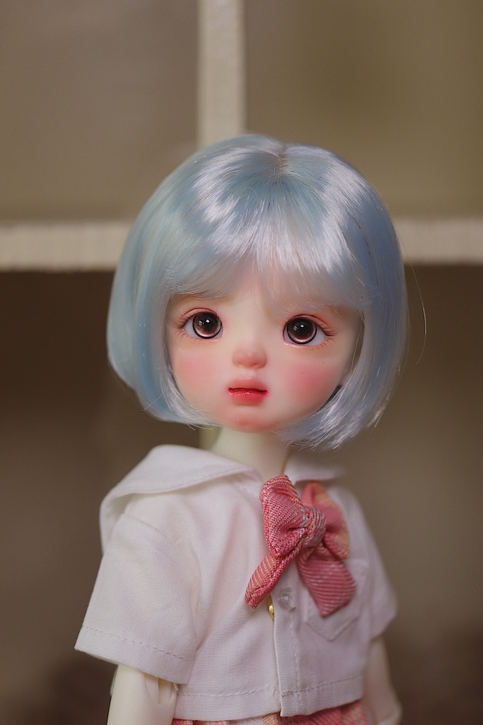 【カカ星球】【7-8inch】ショートヘア ボブ ミルク糸 9カラー