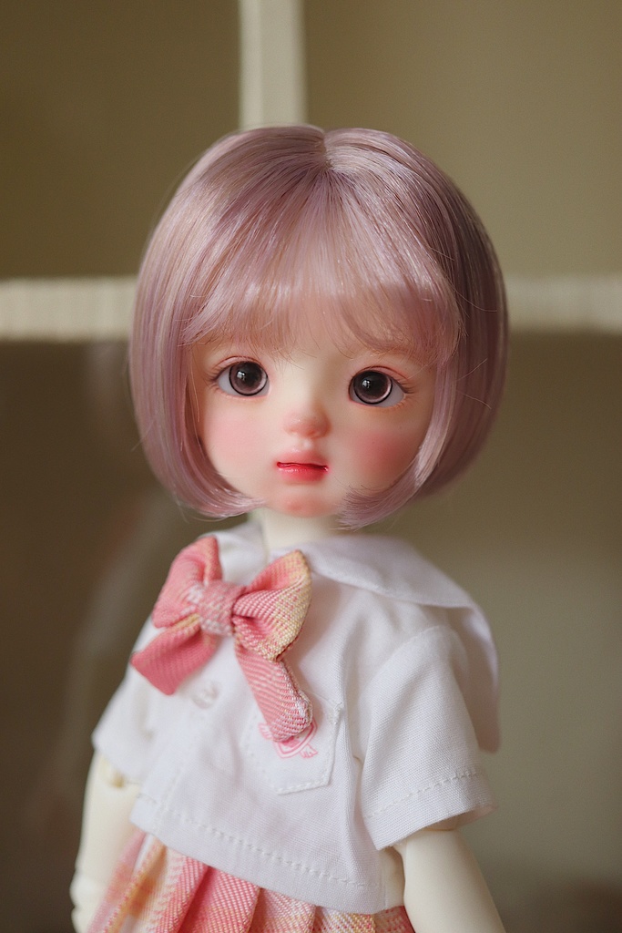 【カカ星球】【7-8inch】ショートヘア ボブ ミルク糸 9カラー