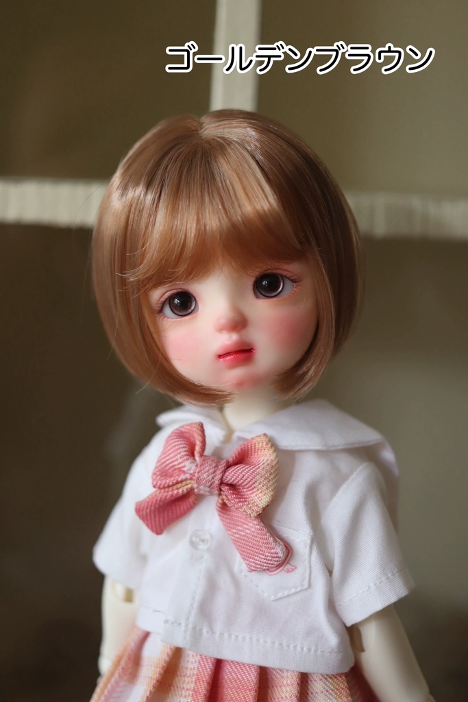 【カカ星球】【8.5-9inch】ドールウィッグ ショートボブ(取寄せ)