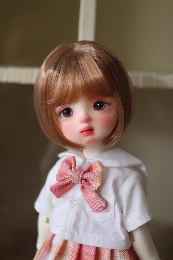 【カカ星球】【8.5-9inch】ドールウィッグ ショートボブ（取寄せ）