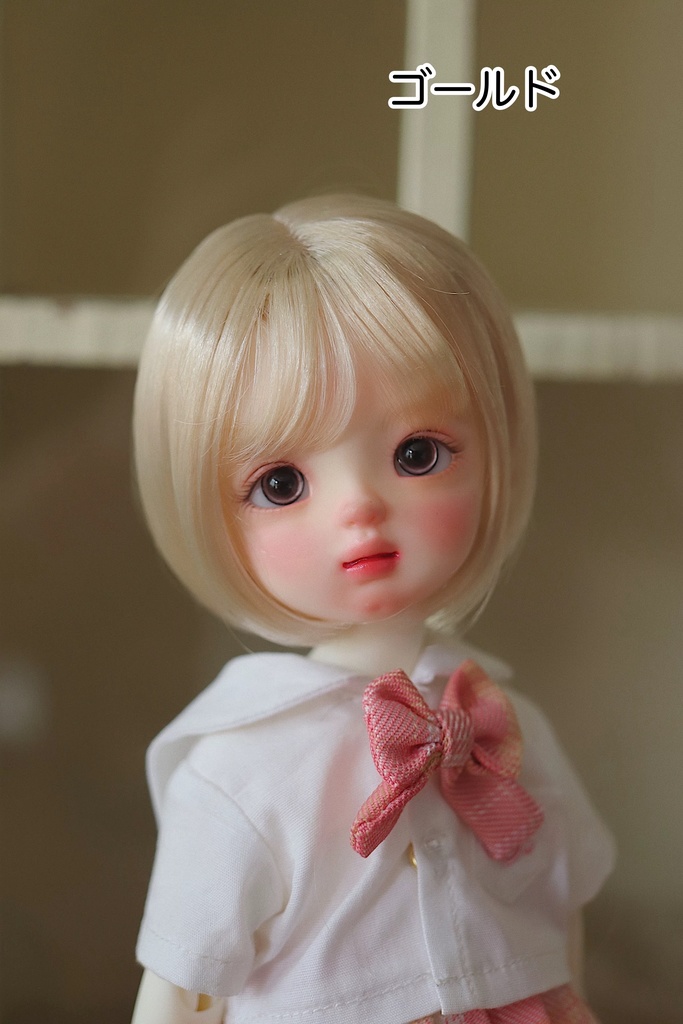 【カカ星球】【8.5-9inch】ドールウィッグ ショートボブ(取寄せ)