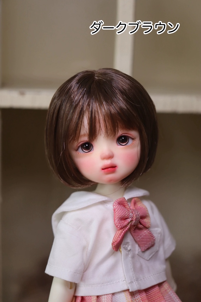 【カカ星球】【8.5-9inch】ドールウィッグ ショートボブ(取寄せ)