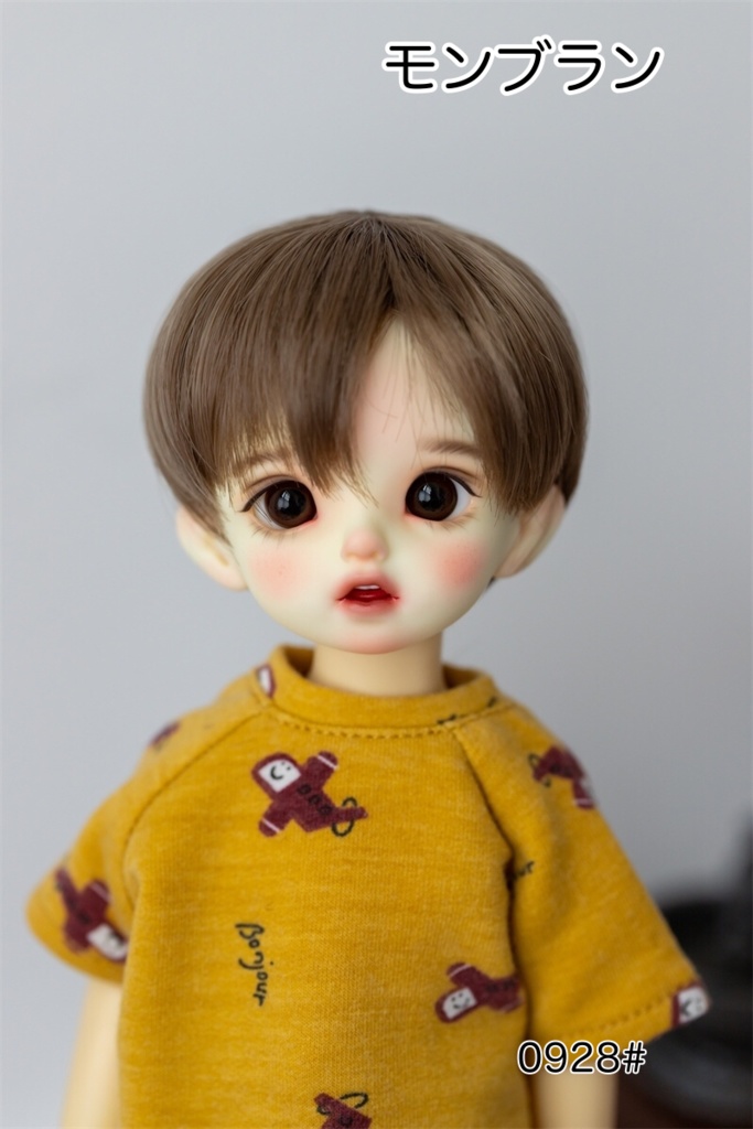 【カカ星球】【6-7inch】ドールウィッグ ショート セット前髪