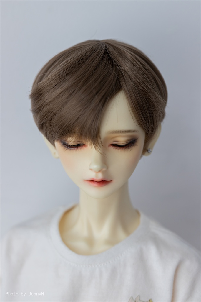 【カカ星球】【8.5-9inch】ドールウィッグ ショート セット前髪