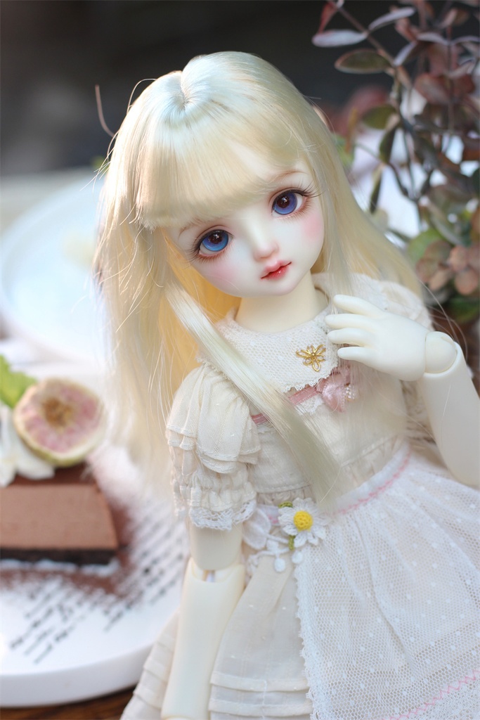 【カカ星球】【8-8.5, 8.5-9inch】ドールウィッグ ロングヘア