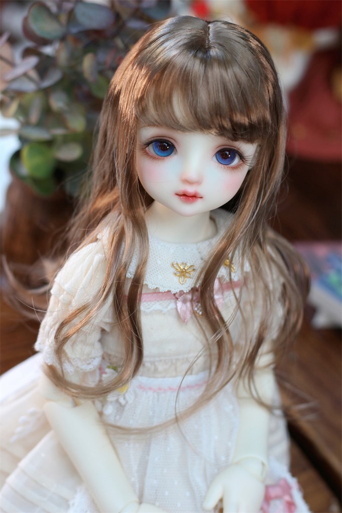 【カカ星球】【6-7, 7-8inch】ドールウィッグ ロングヘア