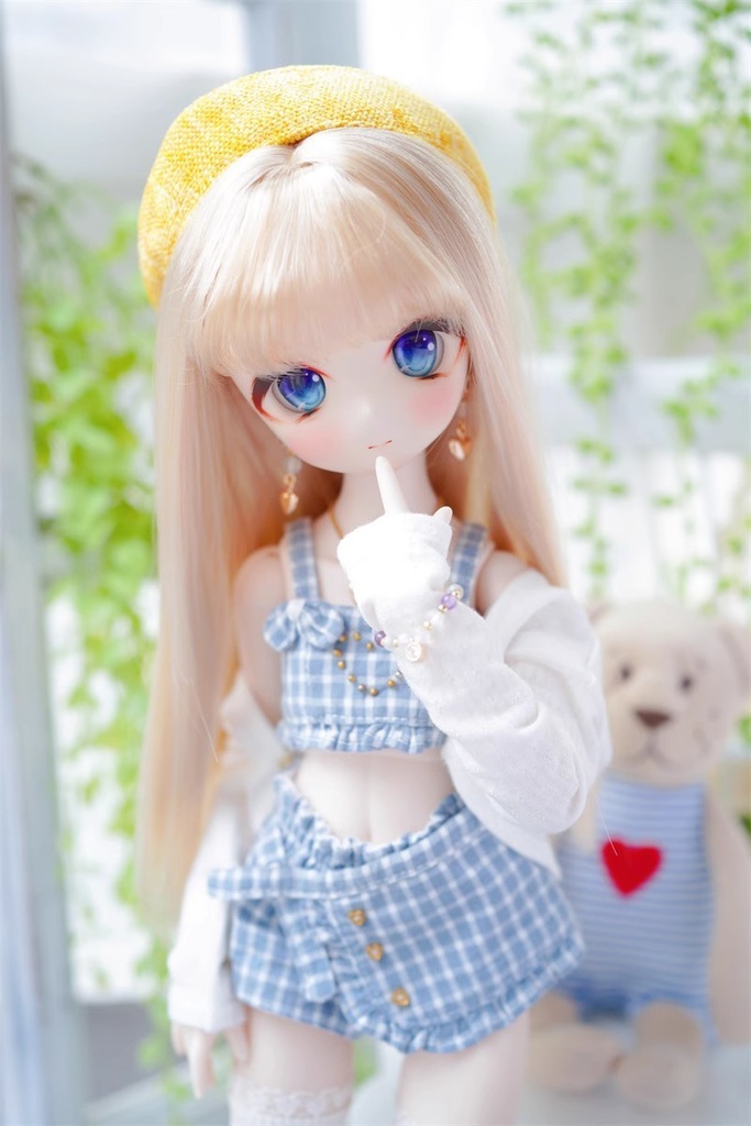 【カカ星球】【8.5-9inch】ドールウィッグ ロングストレート