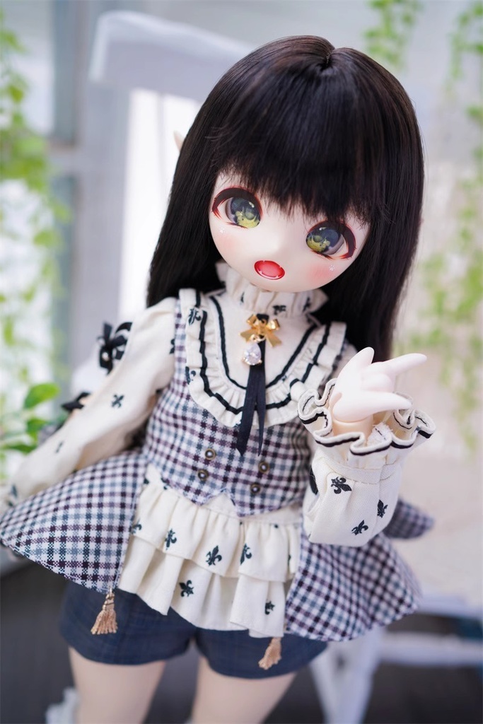 【カカ星球】【8.5-9inch】ドールウィッグ ロングストレート