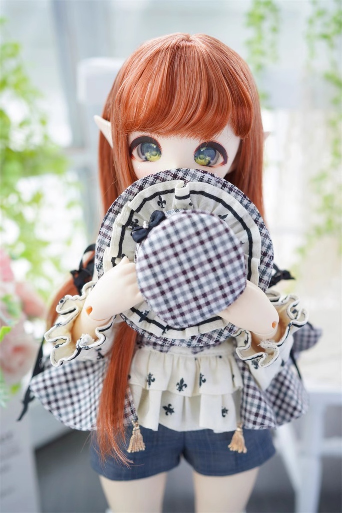 【カカ星球】【8.5-9inch】ドールウィッグ ロングストレート