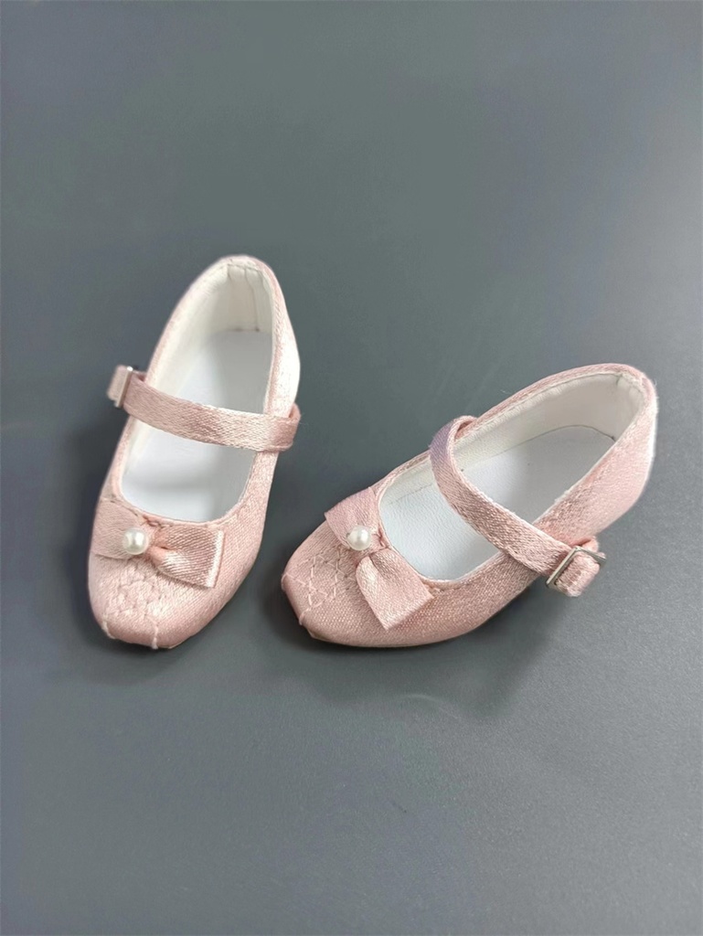 【カカ星球】【1/4】ドール靴 1/4 リボンパンプス