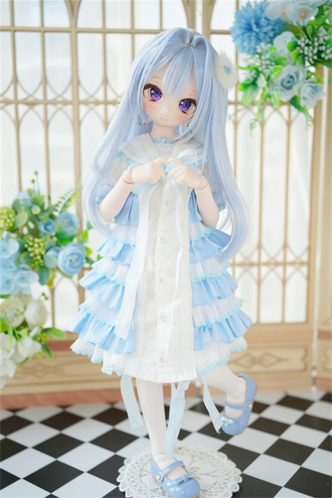 【カカ星球】【1/4】ドール服 マーメイドワンピース