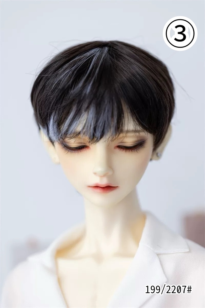 【カカ星球】【6-7, 7-8inch】ドールウィッグ メッシュショート