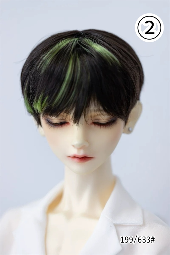【カカ星球】【6-7, 7-8inch】ドールウィッグ メッシュショート