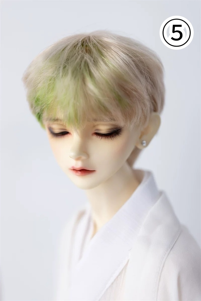 【カカ星球】【6-7, 7-8inch】ドールウィッグ メッシュショート