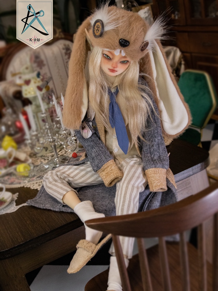 【カカ星球】【1/4】ドール服 ミスター・ラビット