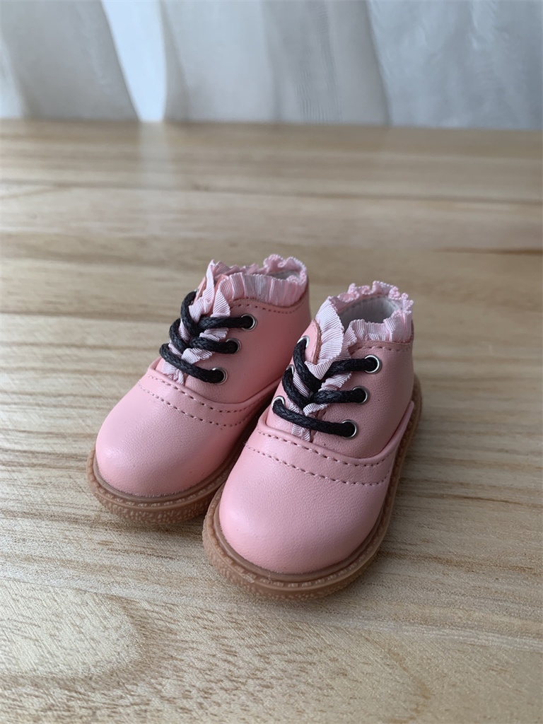 【カカ星球】【1/4】ドール靴 フリルショートブーツ