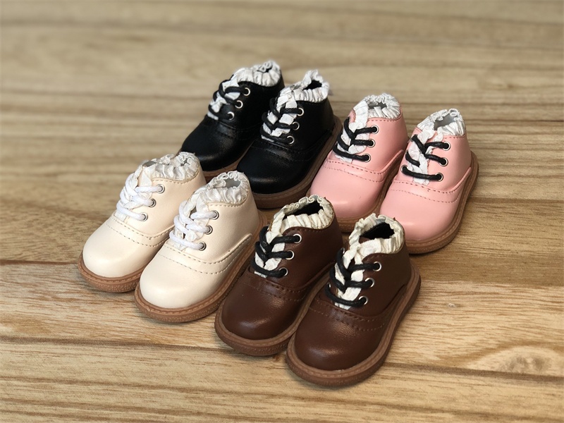 【カカ星球】【1/4】ドール靴 フリルショートブーツ