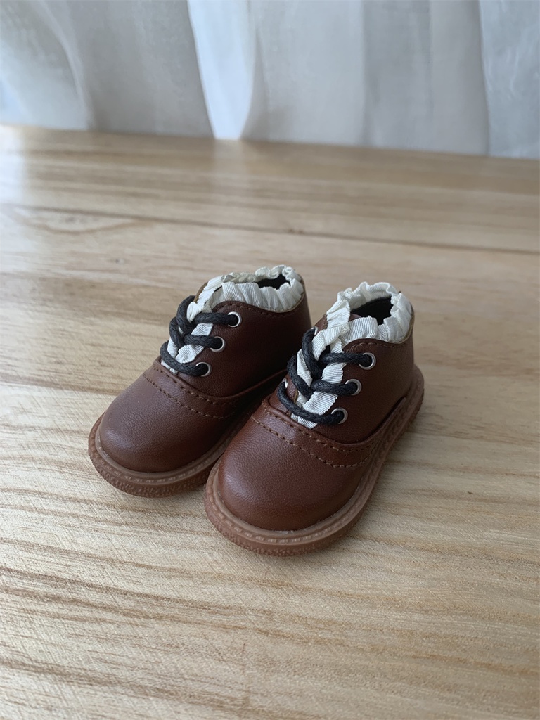 【カカ星球】【1/4】ドール靴 フリルショートブーツ