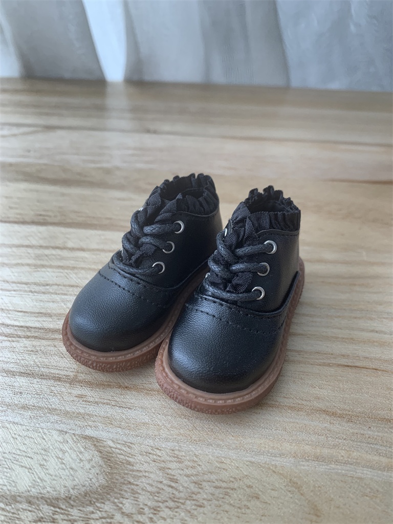 【カカ星球】【1/4】ドール靴 フリルショートブーツ