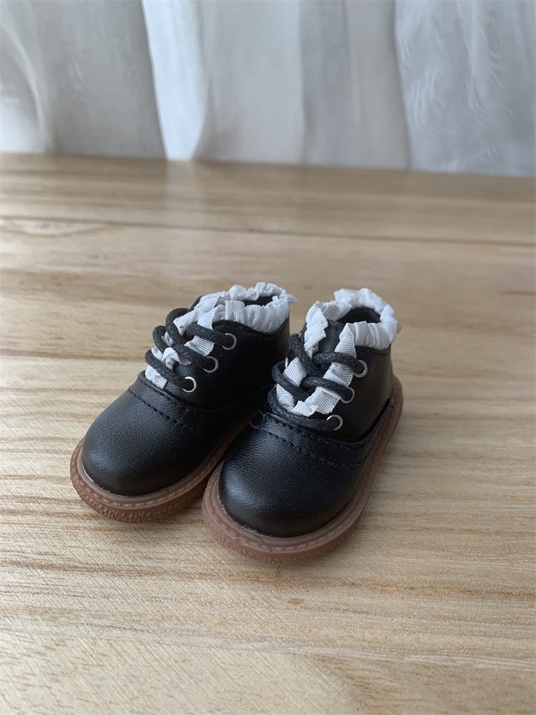 【カカ星球】【1/4】ドール靴 フリルショートブーツ