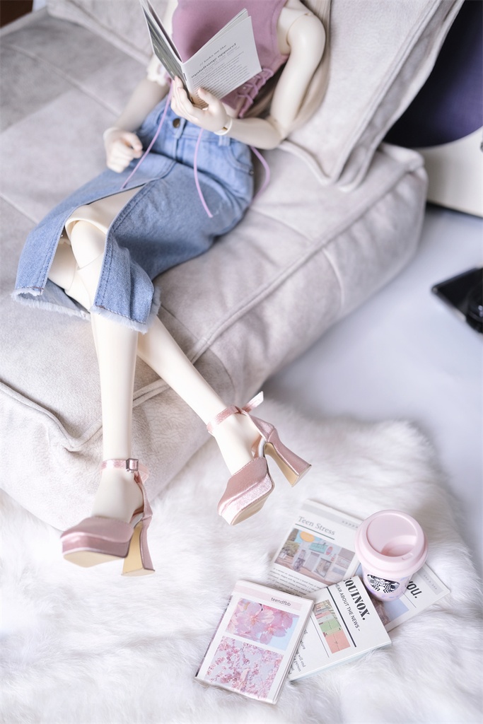 【カカ星球】【1/3】ドール靴 ハイヒール ベルト有り、ベルト無し選択可