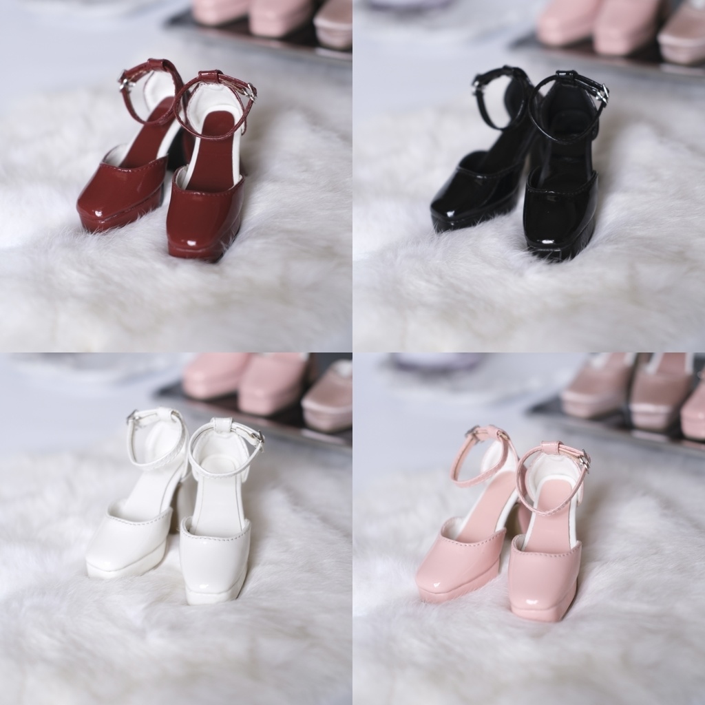 【カカ星球】【1/3】ドール靴 ハイヒール ベルト有り、ベルト無し選択可