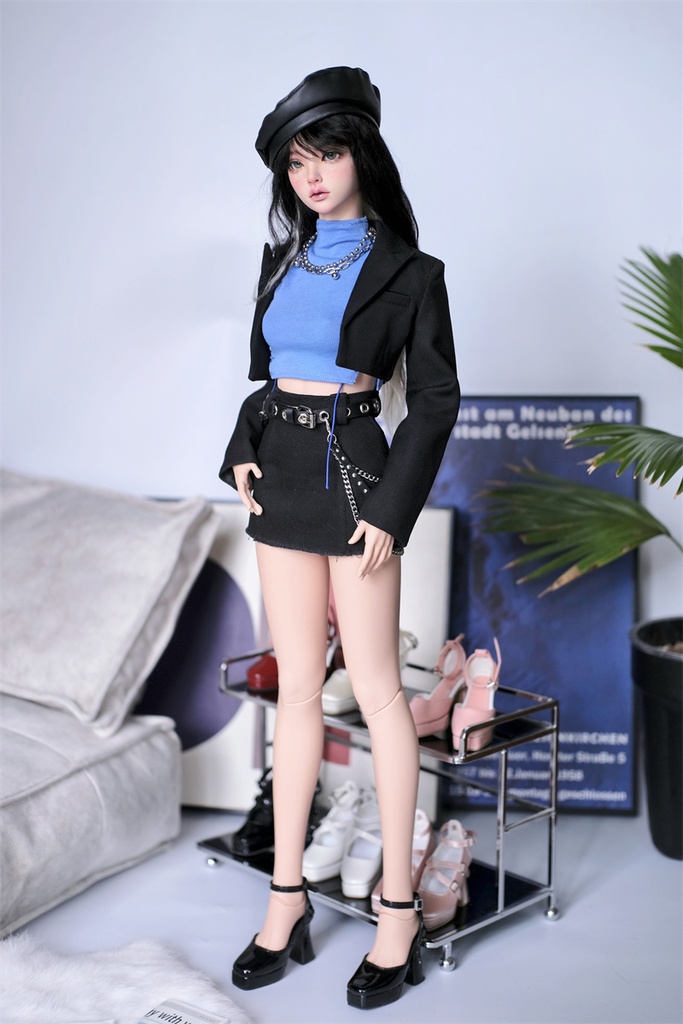 【カカ星球】【1/3】ドール靴 ハイヒール ベルト有り、ベルト無し選択可