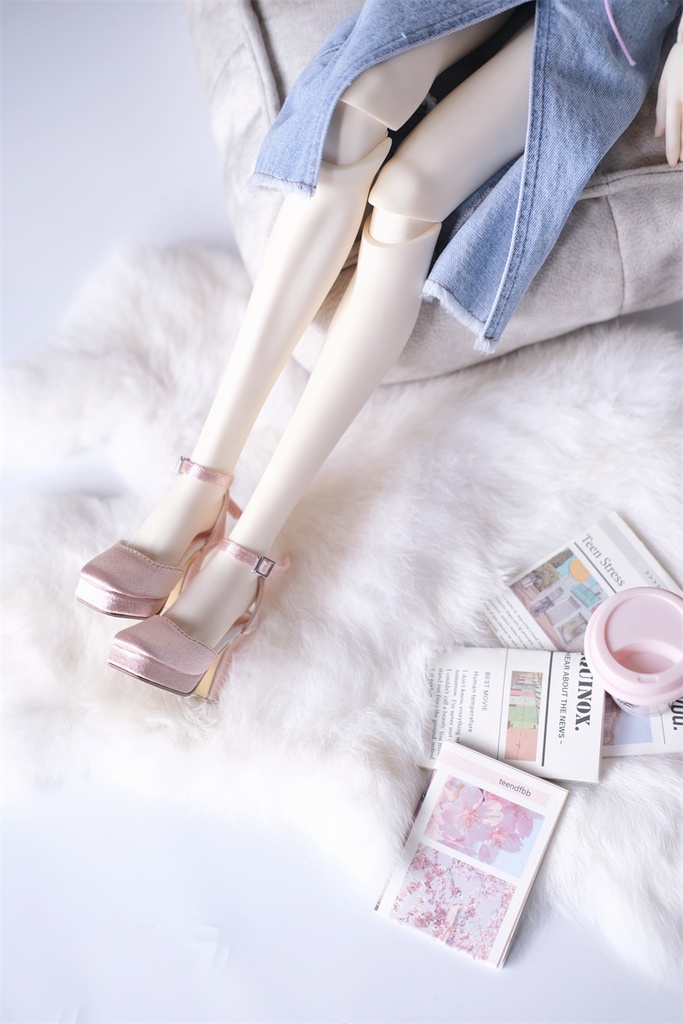 【カカ星球】【1/3】ドール靴 ハイヒール ベルト有り、ベルト無し選択可