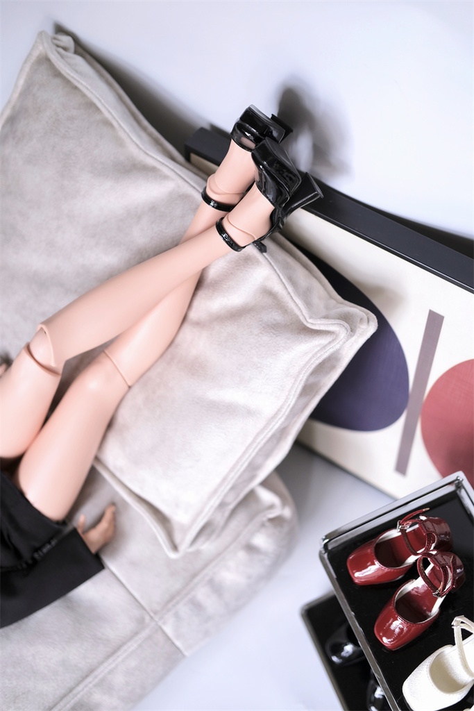 【カカ星球】【1/3】ドール靴 ハイヒール ベルト有り、ベルト無し選択可