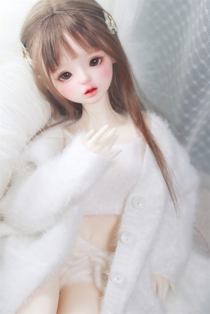 【カカ星球】【1/4,1/3】ドール服 ふわふわインナーセット