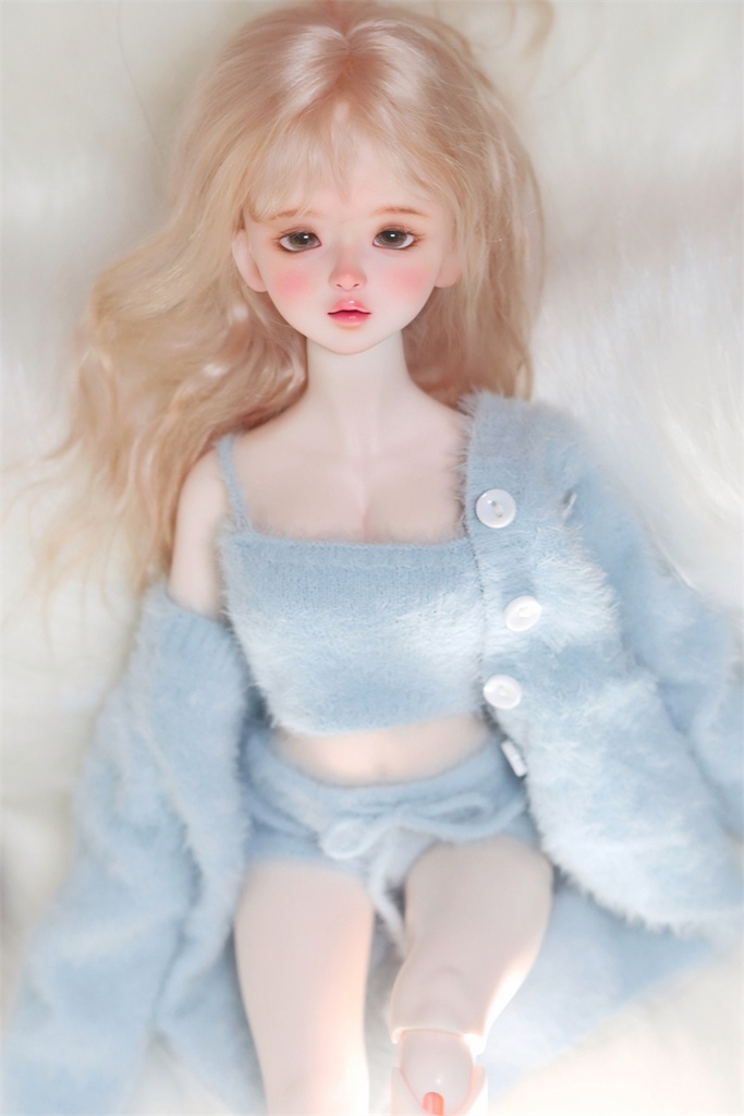 【カカ星球】【1/4,1/3】ドール服 ふわふわインナーセット