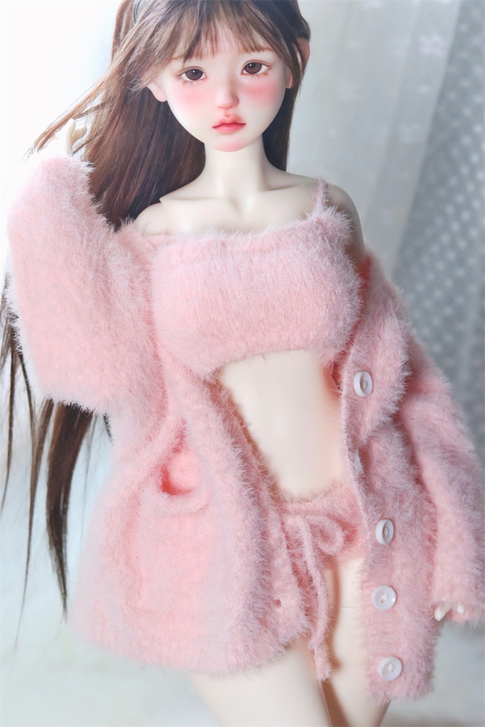 【カカ星球】【1/4,1/3】ドール服 ふわふわインナーセット