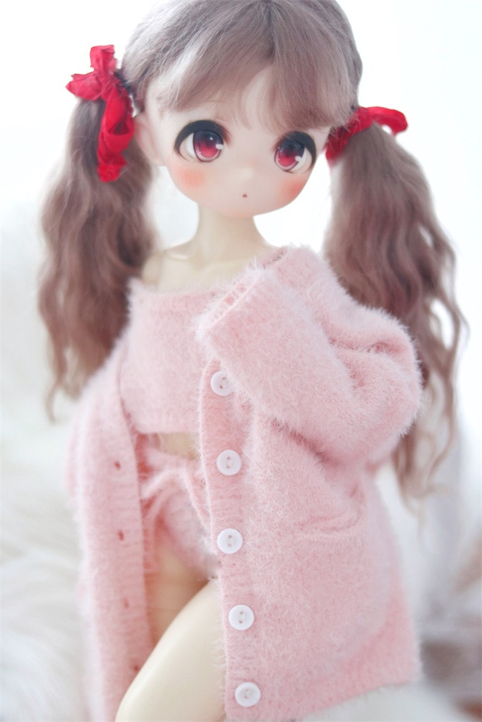 【カカ星球】【1/4,1/3】ドール服 ふわふわインナーセット