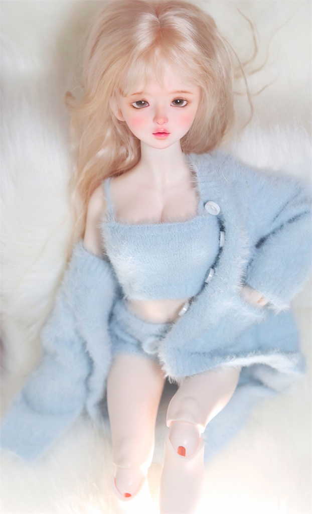 【カカ星球】【1/4,1/3】ドール服 ふわふわインナーセット